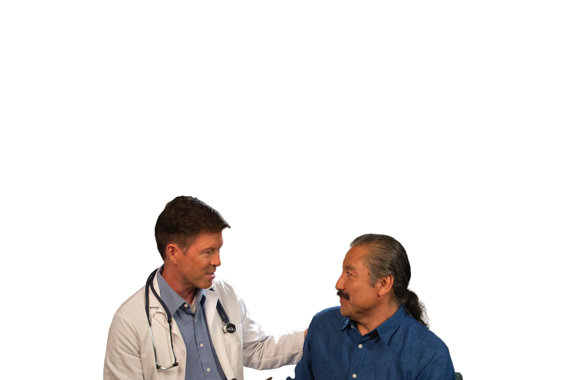 Doctor with a hispanic patient